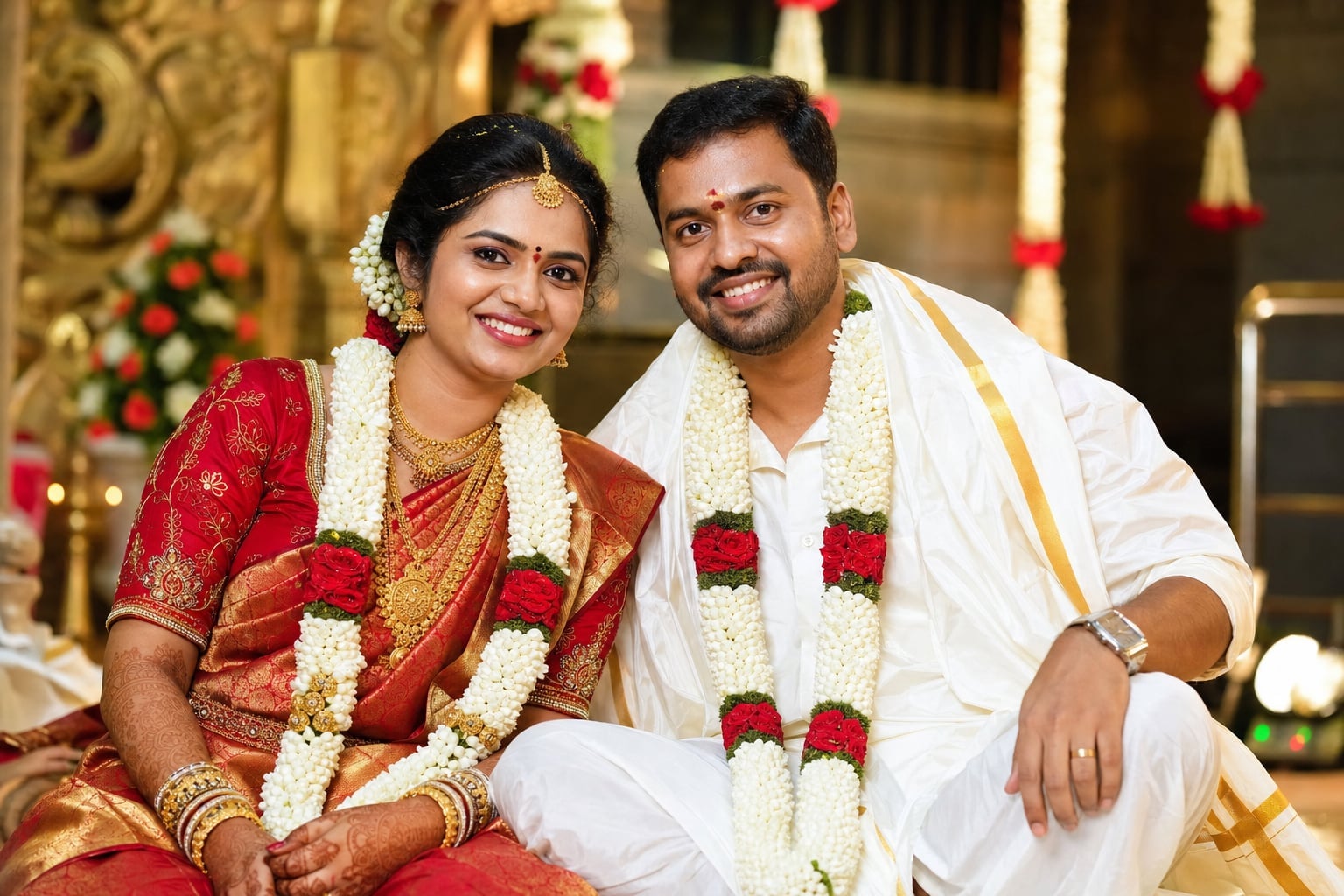Smart Couple matrimony success story - Sandeep & Lakshmi